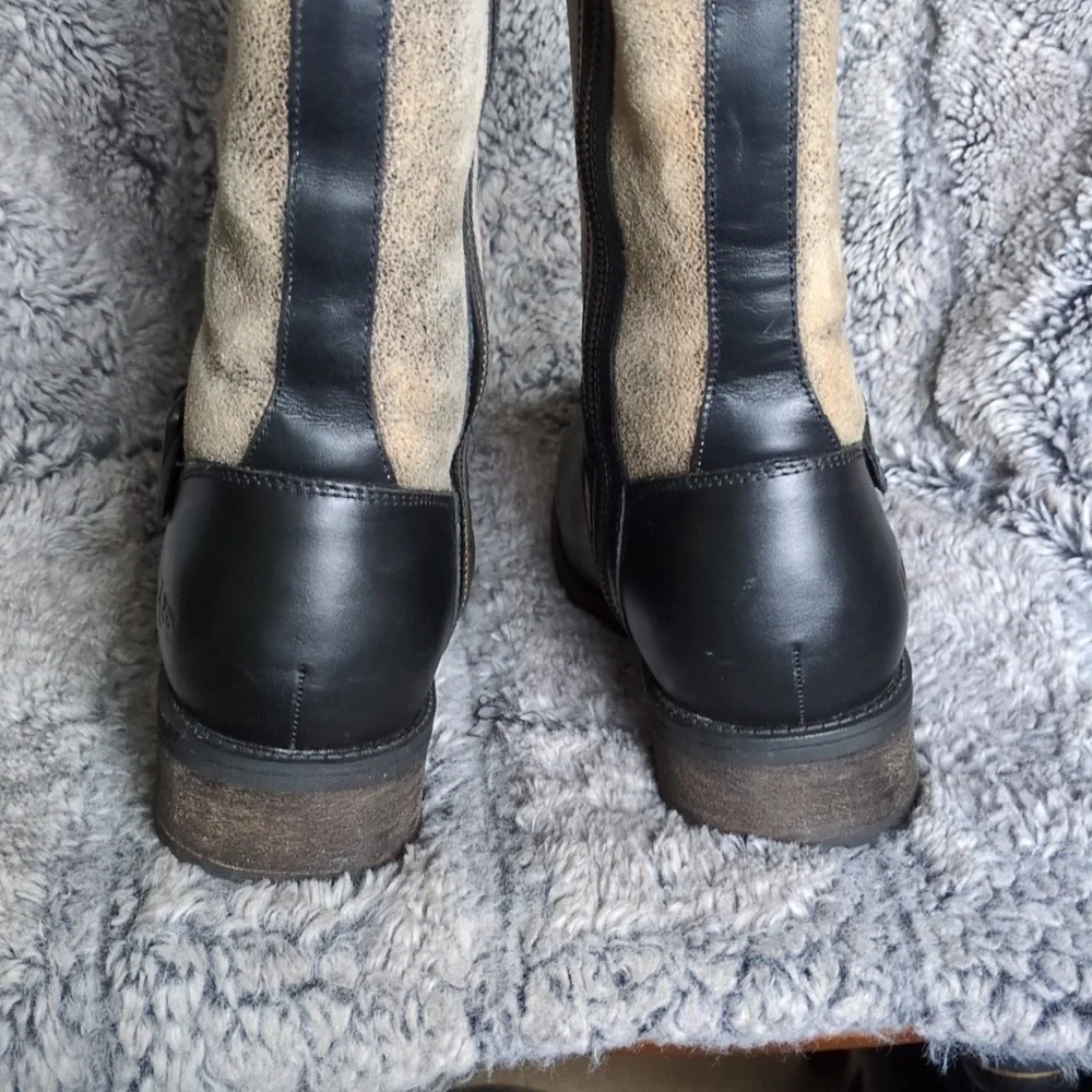 Ugg Chancery leather boots Women's sz 11​​ - Picture 4 of 7
